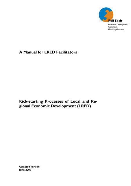 A Manual for LRED Facilitators