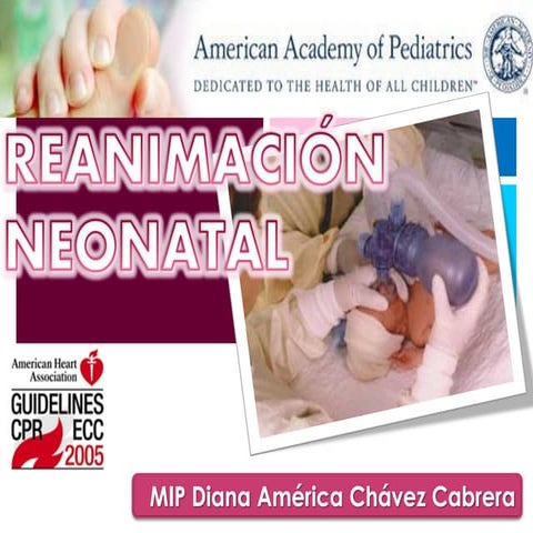 Reanimación neonatal 1,2,3