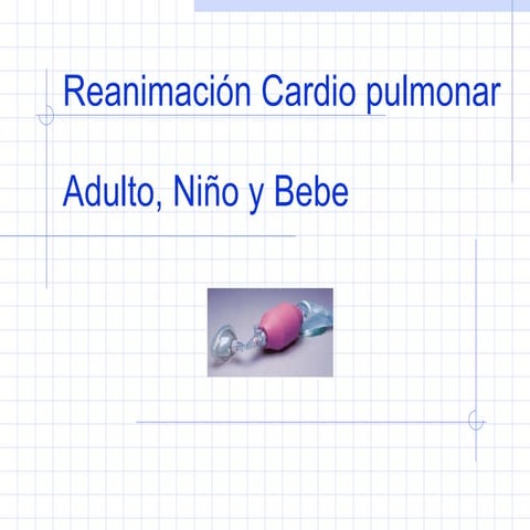 reanimacion cardiopulmonar RCP