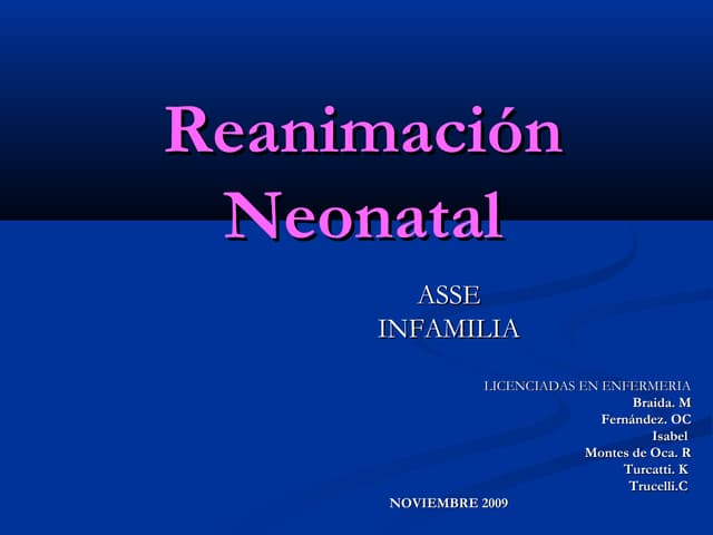 Reanimacion enfoque cti