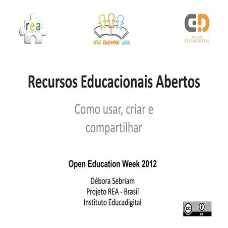 Debora Sebriam - Open Education Week