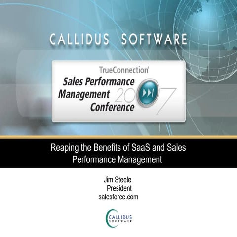 Reaping The Benefits Of SaaS And Sales Performance Management
