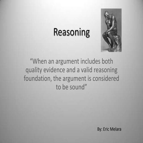 Reasoning | PPTX