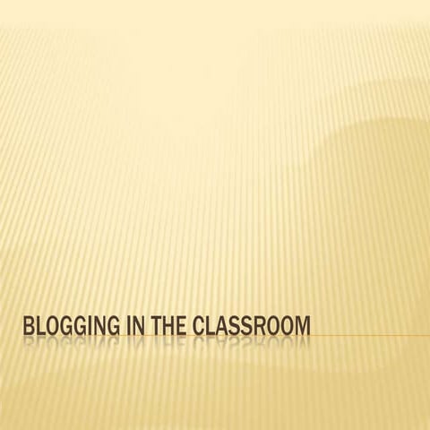 Reasons for Blogging