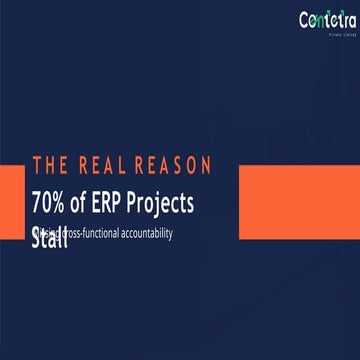 Why Most ERP Projects Stall: The Accountability Gap | PPTX