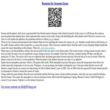 Summer Season In India Essay | PDF