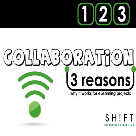 Reasons why collaboration works for elearning