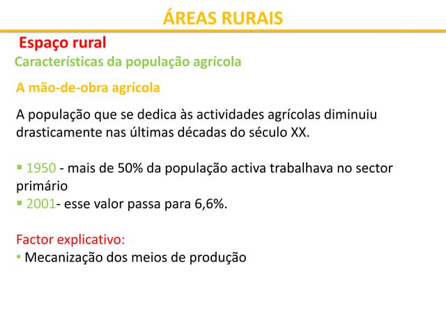 Áreas Rurais - Parte II