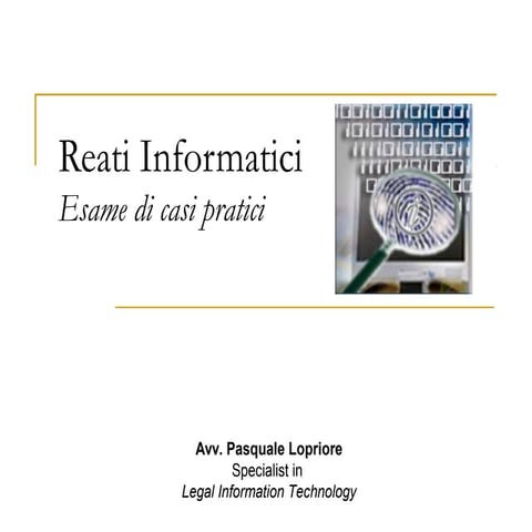 Reati informatici 2010