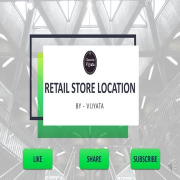 Retail Store Location
