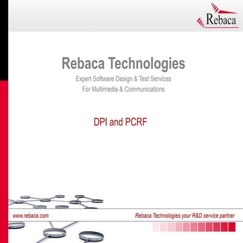 Rebaca DPI and PCRF Expertie Overview