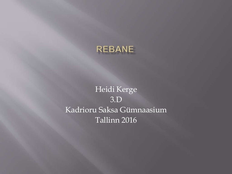Rebane