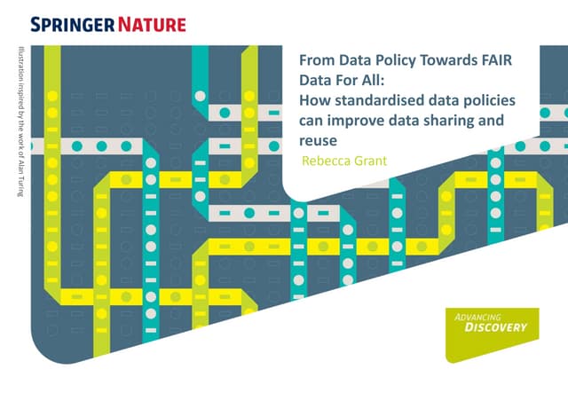 From Data Policy Towards FAIR Data For All: How standardised data policies ca...