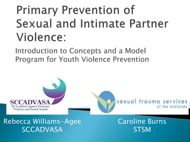Primary Prevention of Sexual and In...