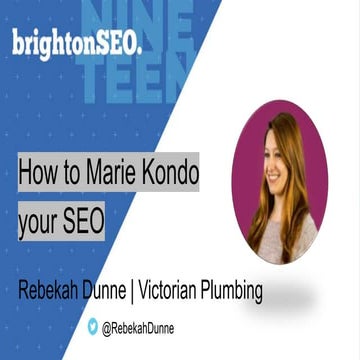 How to Marie Kondo your seo
