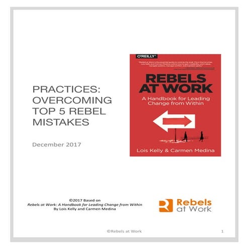 Rebels At Work: Overcoming Top Five Mistakes