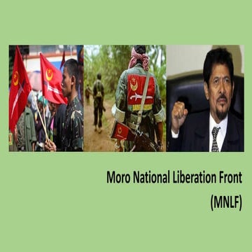 Moro National Liberation Front & Moro Islamic Liberation Front