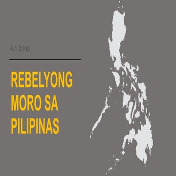 Rebelyong Moro sa Pilipinas