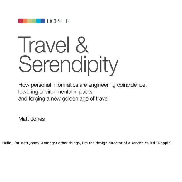 Reboot9.0: Travel & Serendipity