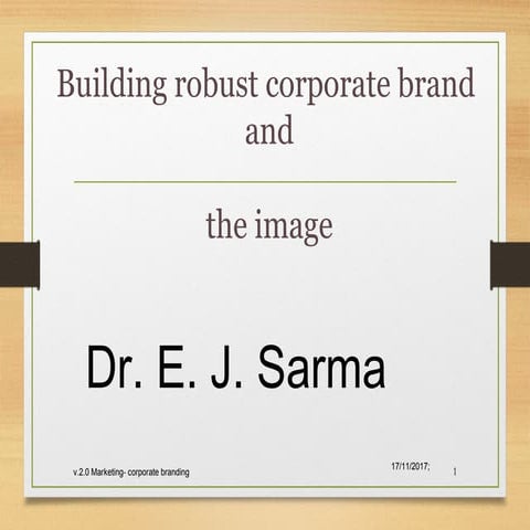 Re branding the company