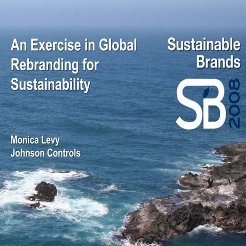 Rebranding for Sustainablility - Johnson Controls