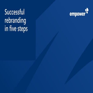Successful rebranding in five steps