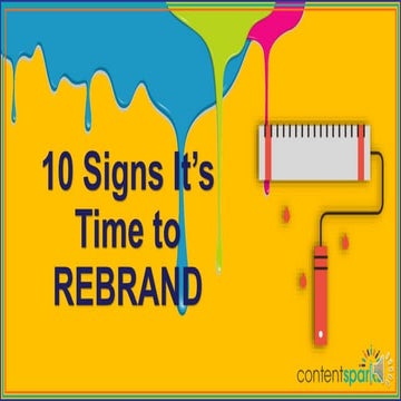 10 Signs it Time to REBRAND