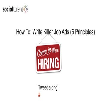 How to Write Killer Job Ads (The Science of Recruitment Advertising)