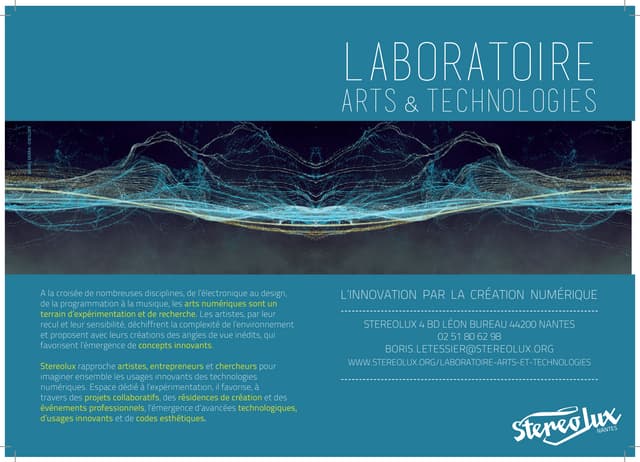 Présentation du Laboratoire Arts & ...