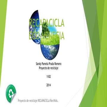 PROYECTO DE RECICLAJE 