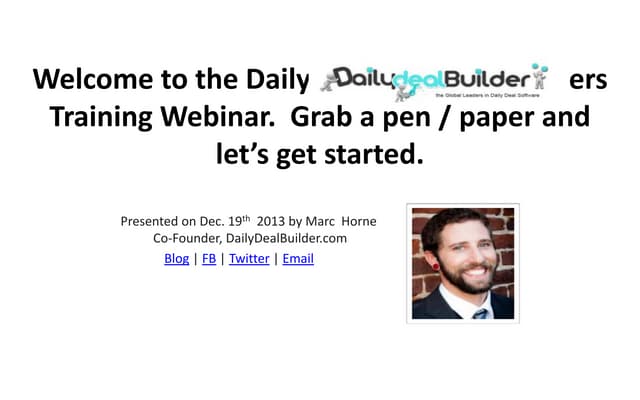 A Recap of 2013 for the Daily Deal, Coupon, and Ecommerce Industries.