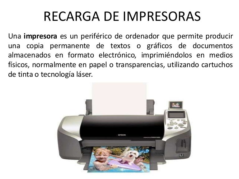Recarga de impresoras