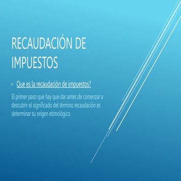 Recaudación De Impuestos – TOLB