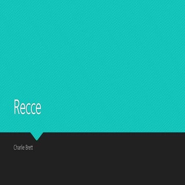 Recce | PPTX