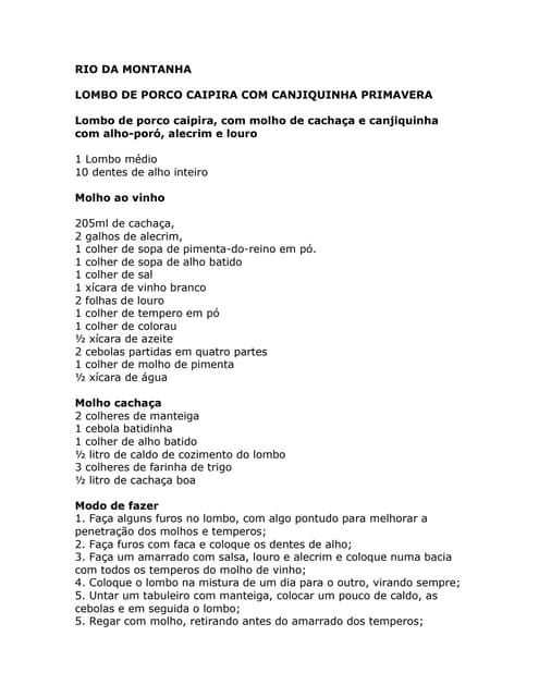 Receitas Famosas Restaurantes