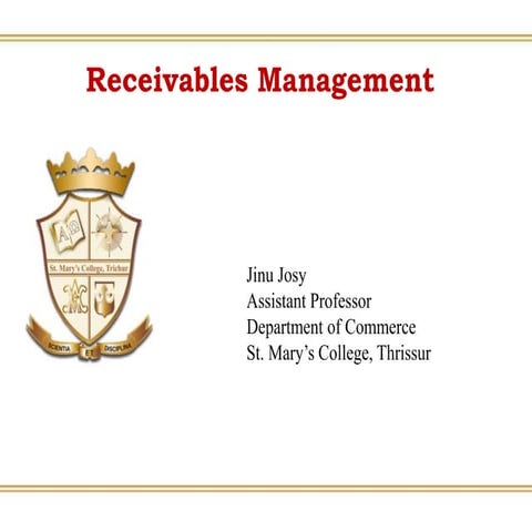 Commerce:Receivables Management