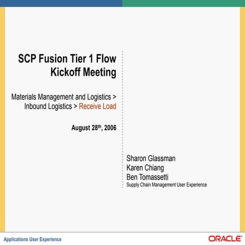 ReceiveLoadKickoff.ppt