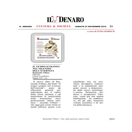 Recensioni a libri di R. Villano (parte 5)