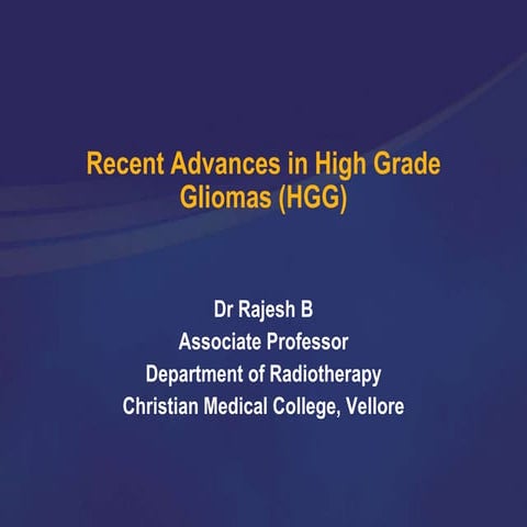 Recent advances in Glioblastoma Multiforme Management