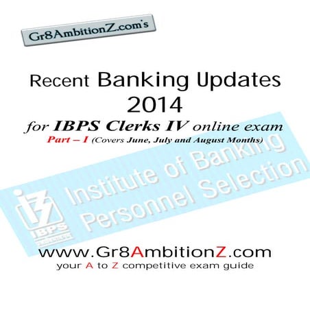 Recent banking updates 2014
