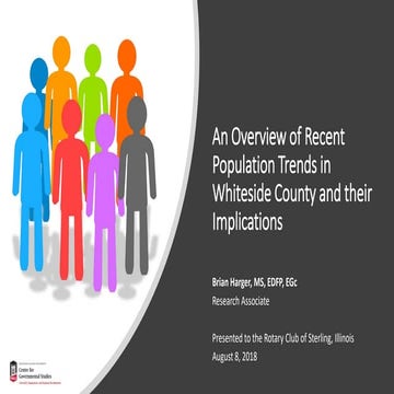 An Overview of Recent Population Trends in Whiteside County and Their Implica...