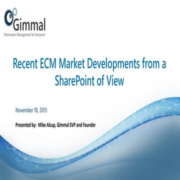 Recent ecm market developments from a share point of view   q3