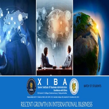 Recent growth in international business