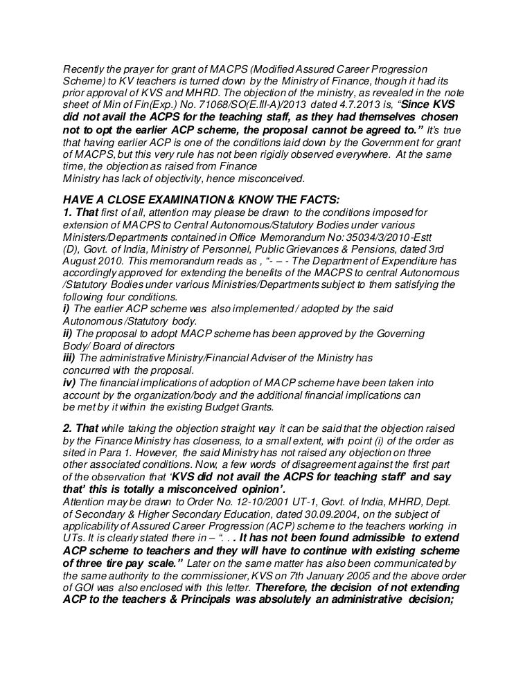 Recently The Prayer For Grant Of Macps