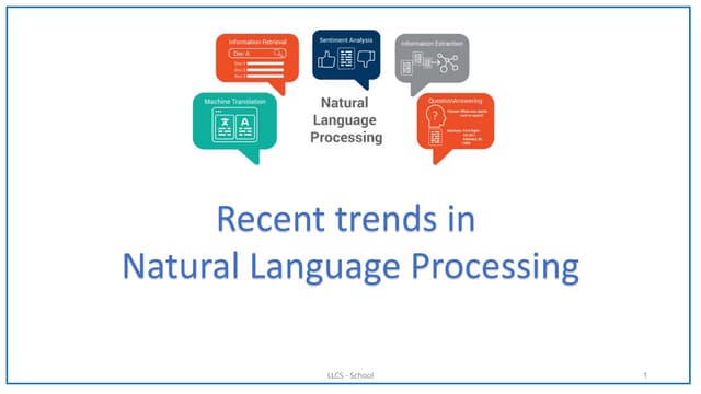 Recent trends in natural language processing
