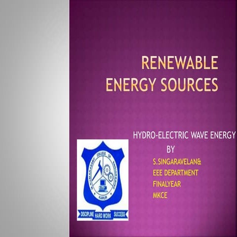 Recent trends in wave energy using oyster device