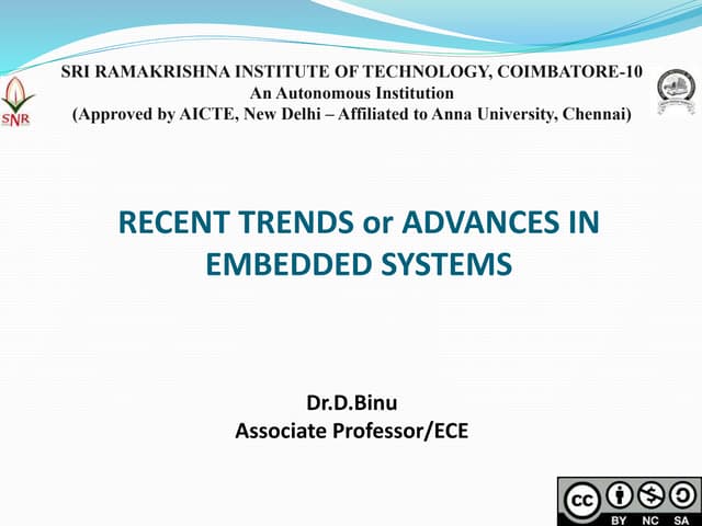 RECENT TRENDS or ADVANCES IN EMBEDDED SYSTEMS.pptx