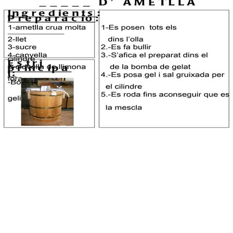 Receptarigelatametlla