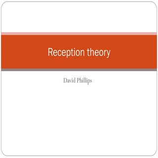Reception Theory