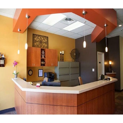 Reception area at Centennial dentist Clear Smile Dental Care | PDF